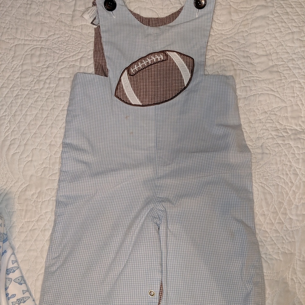 Football  Smock Shrim and Grits longall reversible